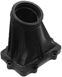 SP1 mounting flange S-D 12-14771 for intake, carburetor, or fuel system, shown in black with bolt holes for installation.