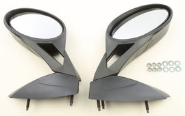 Pair of SP1 SP1 Mirrors Pol Edge with sleek design, featuring reflective surfaces and modern black frames.