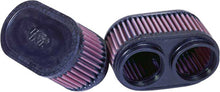 Load image into Gallery viewer, K&amp;N Air Filter 782922 for vehicle engine, black rectangular filter with pleated design, high-performance automotive air filter