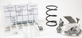 Straightline Performance clutch kit with adjustable weights, polished 6k+ steel pipe, and clutch components for high-performance vehicles.
