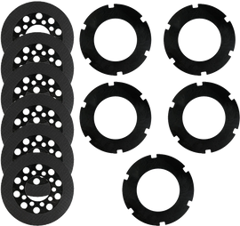 ALTO Carbonite Big Twin clutch pack with multiple plates and springs for Harley Davidson models from 1941 to 1983.