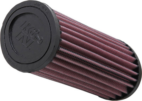 K&N Air Filter 759004 for improved engine airflow, showing a close-up of the high-performance air filter with pleated design.
