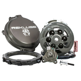 Rekluse Radius Cx clutch for Beta motorcycles, featuring a durable clutch assembly with branded Rekluse components.