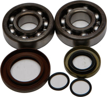Load image into Gallery viewer, All Balls engine crankshaft bearing and seal kit 22-41103 with bearings and seals arranged for engine repair.