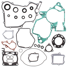 Vertex complete gasket set with oil seals, featuring multiple gaskets and seals for engine repair and maintenance.