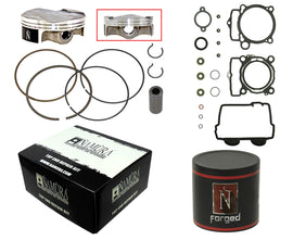 Namura forged Nikasil top end piston kit for Husqvarna, KTM 185 with 77.98mm bore and 11:1 compression ratio.