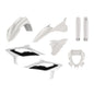 Polisport Plastics Beta white plastic body kit for motocross bikes, part number 64-91316, shown on a motorcycle.