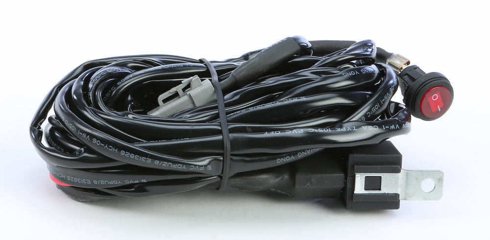 Open Trail open trail light bar wire harness, 31.5 inches and up, for electrical connections on off-road vehicles.