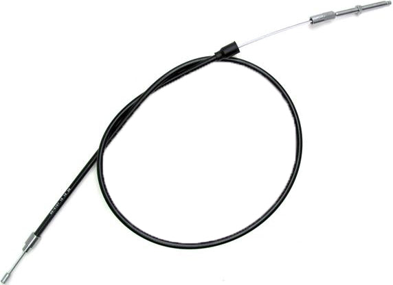 Motion Pro black vinyl clutch cable 70-6107 for motorcycle, showing the durable cable with protective vinyl coating.