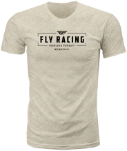 Load image into Gallery viewer, Fly Racing Fly Motto Tee in natural color, XL size, casual unisex T-shirt with graphic design on front.