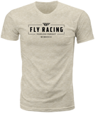 Fly Racing Fly Motto Tee Natural 2x 352-00642X