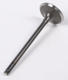 ProX Racing Parts steel intake valve for engine, showing the shiny, precision-machined metal surface with detailed markings.