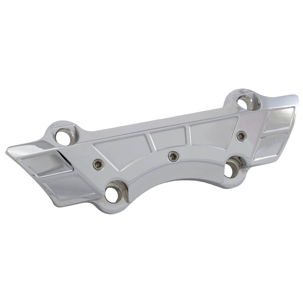 Bagger Nation Super Riser Clamp 1-inch weld wing chrome risers for motorcycle handlebars.