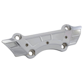 Bagger Nation Super Riser Clamp 1-inch weld wing chrome risers for motorcycle handlebars.
