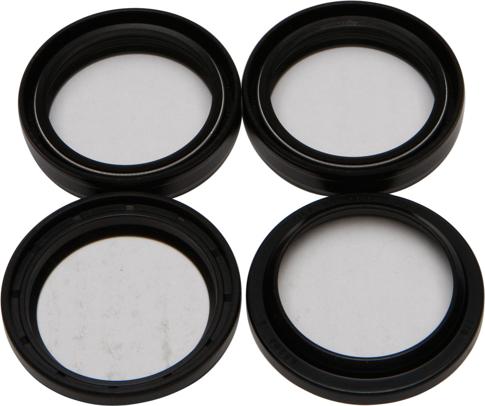 All Balls suspension fork and dust seal wiper kit 22-56136 with rubber seals and wipers for motorcycle forks.