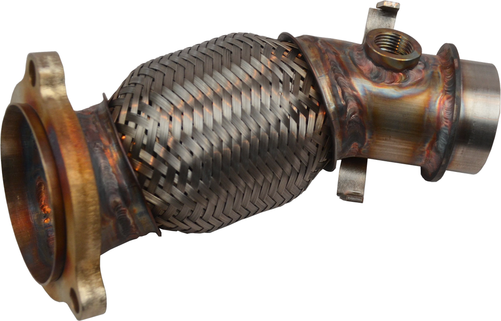 Straightline Performance turbo outlet mid pipe S-D 241-21404 for exhaust systems, shown in the product image.
