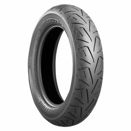 Bridgestone Battlecruise H50 rear motorcycle tire 180/55B18 80H bias tubeless with tread pattern for cruiser bikes.