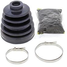 Load image into Gallery viewer, All Balls CV boot kit for drive system, featuring rubber boot and clamps, designed for durable vehicle CV joint protection.