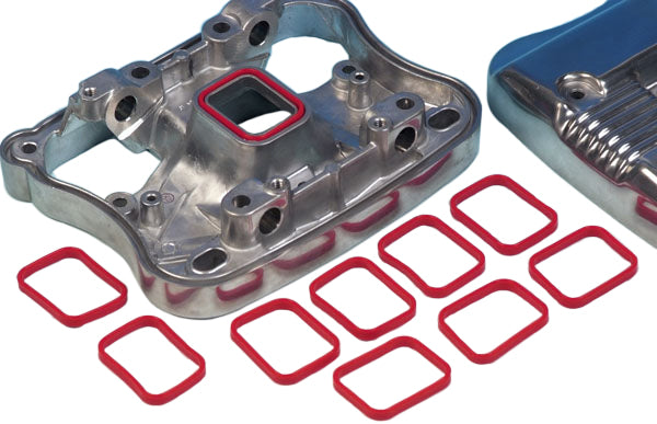 Set of 10 James Gasket rocker cover inner gaskets, compatible with 17695-07 and 681-5271 engine models, shown in image.