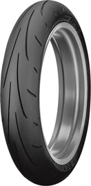 Dunlop Sportmax Q3+ front motorcycle tire 120/70ZR17 for Yamaha YZF-R6, radial tubeless design with 58W load and speed rating