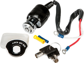 HardDrive chrome round key ignition switch with 2 positions for Ford FX models 91-93, part number 820-50852.