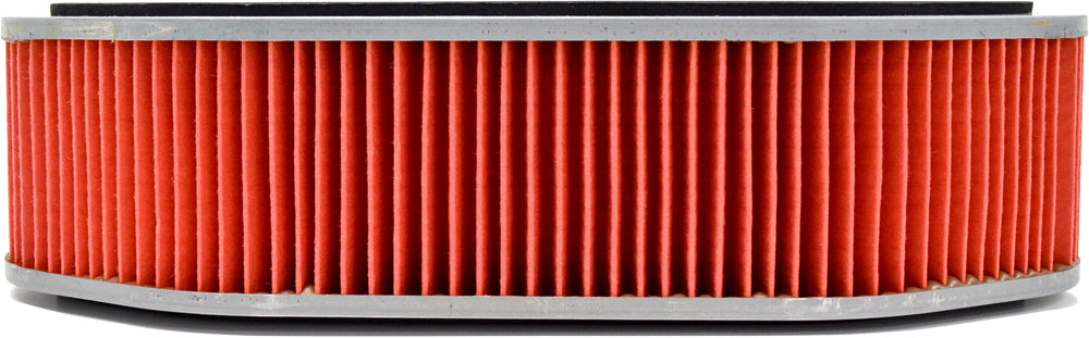 Emgo air filter 78-9340 with a cylindrical shape and pleated design for motorcycle or vehicle air intake filtration.