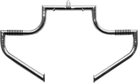 Lindby Engine Guard Indian Lin Bar for 2014-2015 Chieftain, Classic, Vintage models, mounted on motorcycle body for protection.