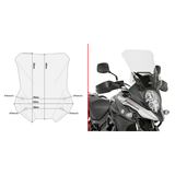 GIVI - Windshield Specific Clear Suz - 270-6672