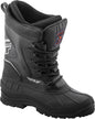 Fly Racing Aurora motocross boots size 5 with black and gray design, sturdy construction, and secure buckles.
