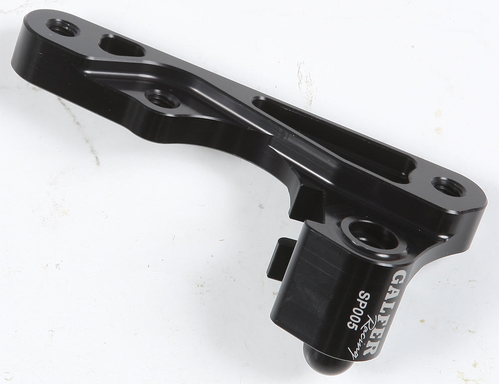 GALFER 270 O/S brake bracket, black metal component for motorcycle braking system, designed for precise fit and durability.