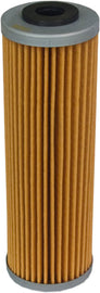 Hiflofiltro Oil Filter 550-0658 showing the cylindrical metal filter designed for motorcycle oil systems
