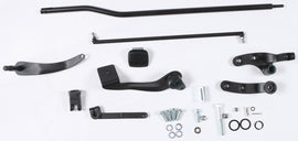 HardDrive Black Forward Controls foot controls for Dyna 2006-2017 motorcycles, model 820-55601, with detailed pedal design.