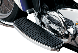 Cobra Rider Hon Shadow Ace 750 floorboards foot controls for Harley Davidson Shadow Ace 98-01, black metal with textured surface