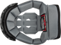 Fly Racing Odyssey Replacement Liner in medium grey and black, designed for motorcycle helmet interior comfort.