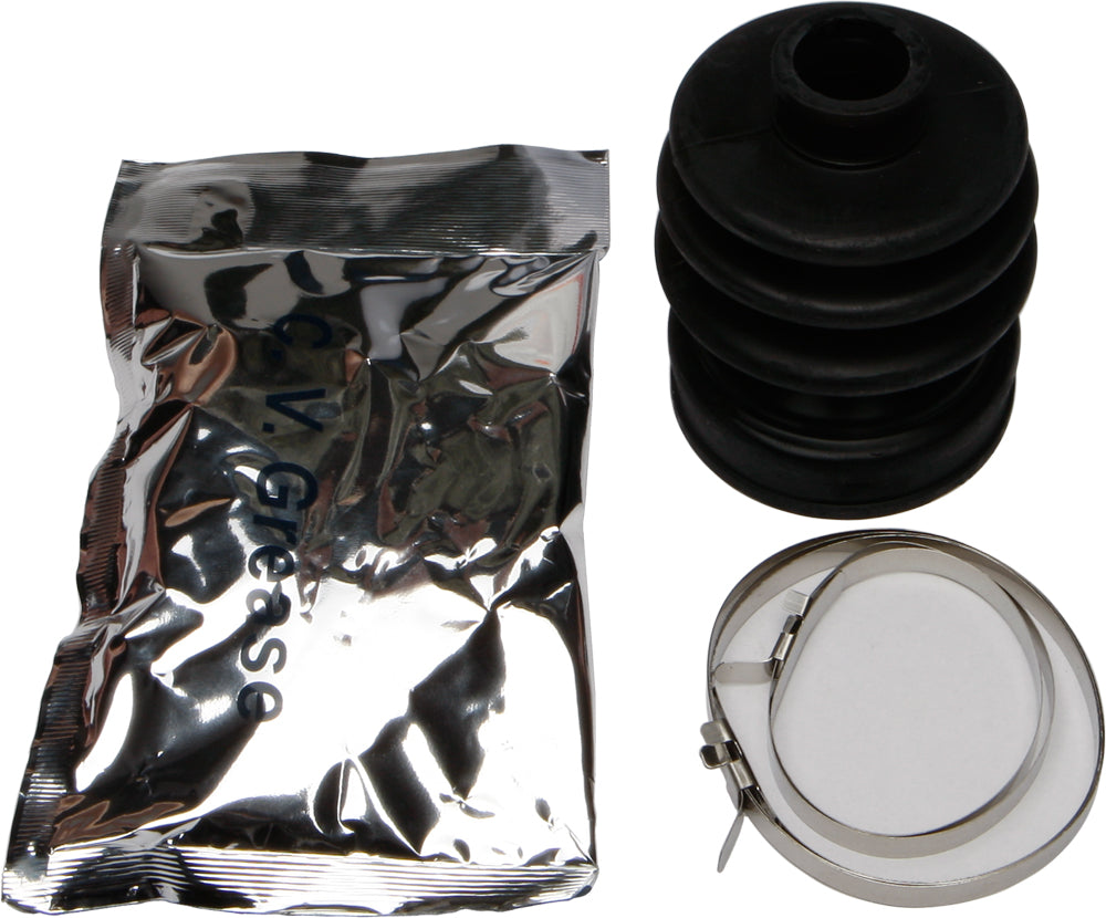 All Balls CV Boot Kit 21-95013 for drive shaft, featuring rubber boot and clamps, designed for vehicle CV joint protection.