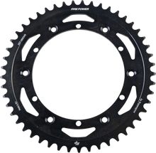 Load image into Gallery viewer, Steel Fire Power Fire Power Rear Sprocket 49t black off-road bike part with teeth for off-road motorcycle or dirt bike.