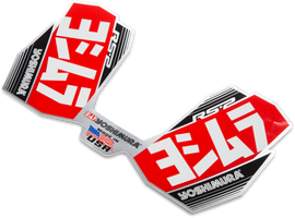 Yoshimura Muffler Logo Decal RS-2 Off-Road V2 graphic decal for motorcycle exhaust systems, featuring the Yoshimura brand logo.