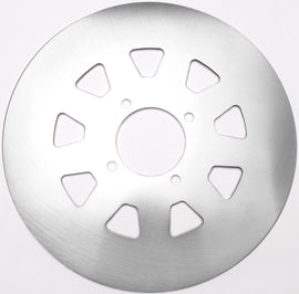 EBC Motorcycle Brakes standard rotor 15-6055 showing a metal brake disc with vented design for motorcycle safety and performance.