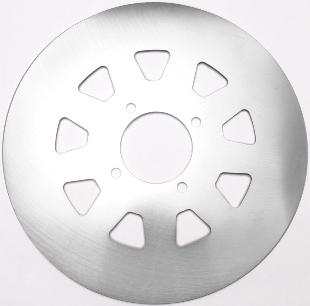 EBC Motorcycle Brakes Standard Rotor 15-6055 showing a silver metal brake rotor with vented design for motorcycle braking systems.