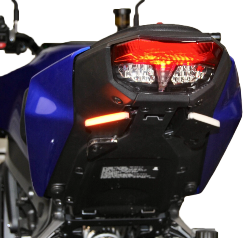 New Rage Cycles Fender Eliminator for Yamaha Yam 565-0260, showing sleek body design and mounting components.