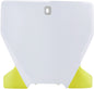 Front Number Plate White/Yellow