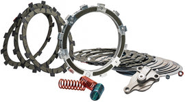 Rekluse Radius X clutch for Beta motorcycles, showing the clutch assembly with metal components and intricate design details.