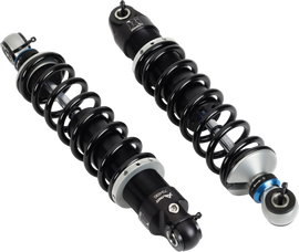 JRI Shocks 14-inch Dyna shocks for Harley-Davidson FXD models, suspension replacement part with sturdy metal construction.