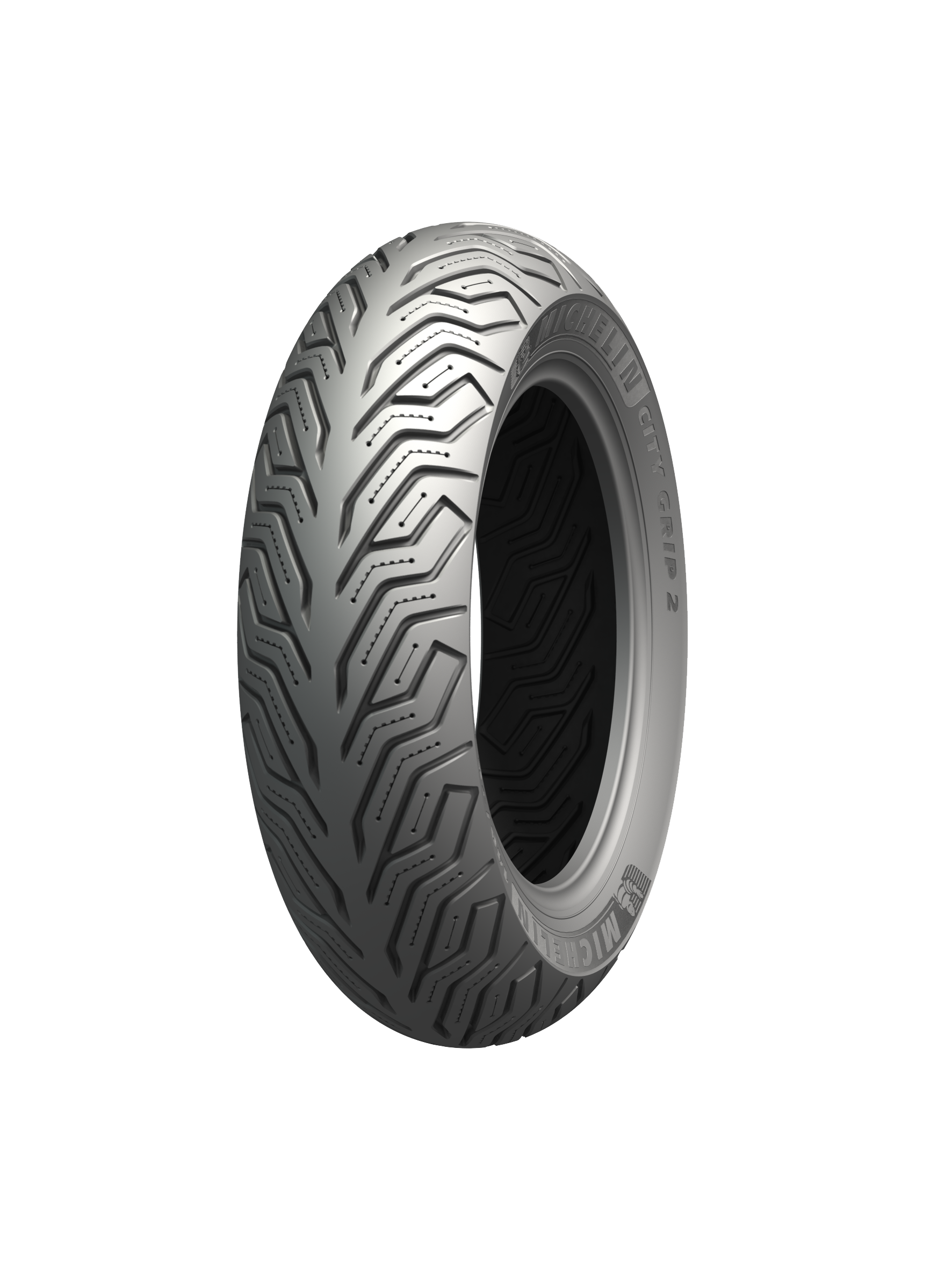 Michelin City Grip 2 rear motorcycle tire 130/80-15 with 63S load index and tubeless design, shown in the image.