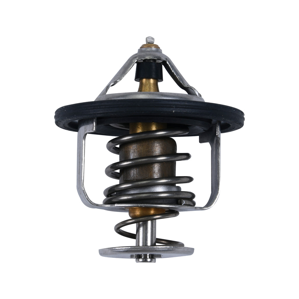 All Balls engine management thermostat with gasket, displaying the metal thermostat unit and sealing gasket for motorcycle or automotive use.