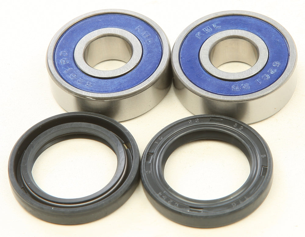 All Balls wheel bearing drive kit 22-51736 with multiple bearings and components displayed in a clear image.