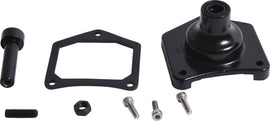 All Balls Gloss Black Starter Button for 1.2 to 1.7 kW electrical systems, featuring a sleek black finish and durable design.