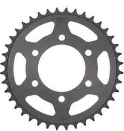 Sunstar steel rear sprocket 43-tooth for Kawasaki ZX motorcycle, durable 525 chain size, shown with gear teeth and mounting holes
