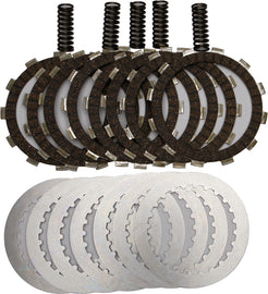 EBC Motorcycle Brakes clutch set DRC256 15-18256, featuring clutch plates and components for motorcycle clutch system.