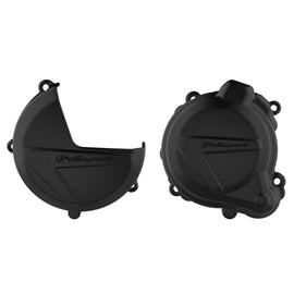 Polisport Plastics clutch and ignition kit in black for Beta motorcycles, includes plastic covers and components.